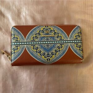 Spartina 449 Brown and Blue Patterned Wallet